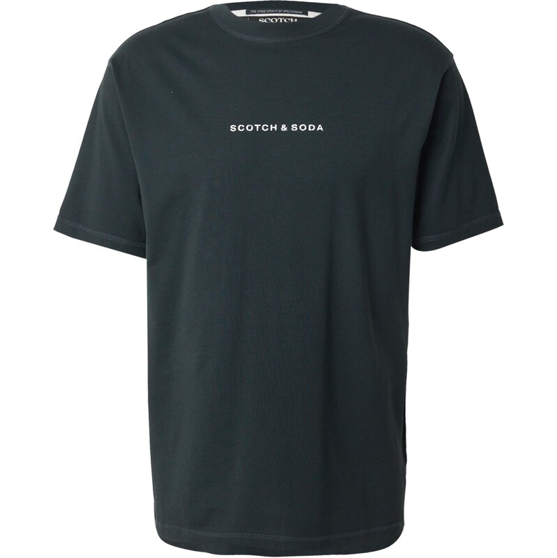 SCOTCH & SODA Tričko tmavozelená / biela 64153337