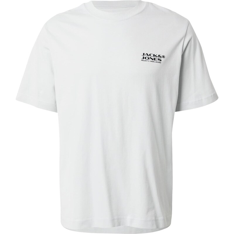 JACK & JONES Tričko JCOCALMA modrá / svetlosivá / oranžová / čierna 64153392