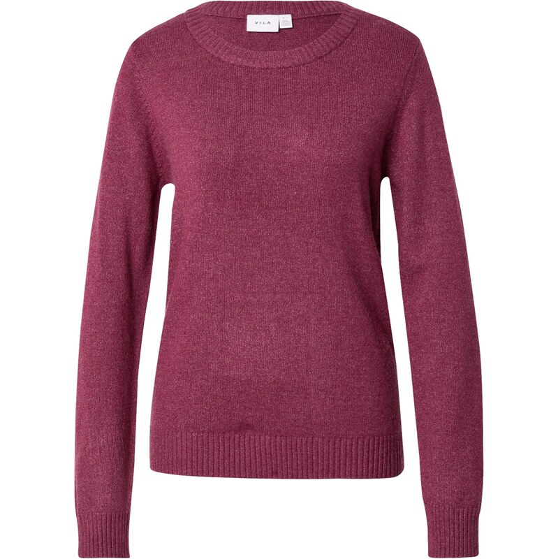 VILA Sveter VIRil baklažánová 64153432