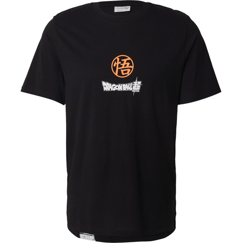 JACK & JONES Tričko JORDRAGON oranžová / čierna / biela 64153427