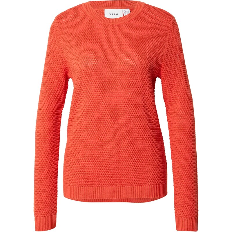 VILA Sveter VIDalo jasne červená 64153073