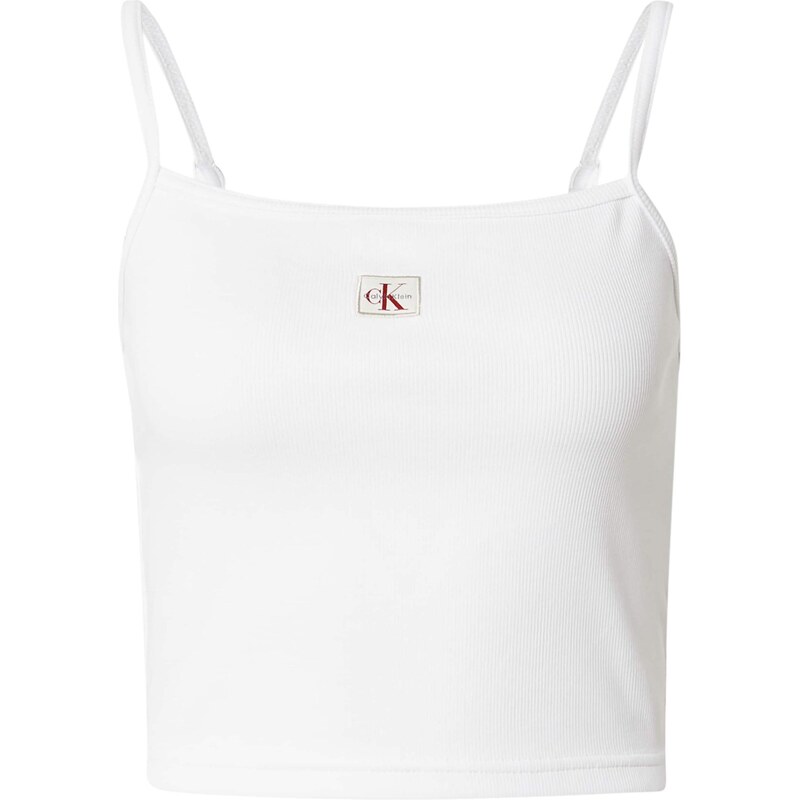 Calvin Klein Jeans Top červená / biela 64153294