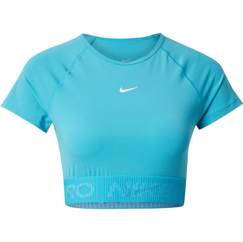 NIKE Funkčné tričko vodová / modrozelená / biela 64153373