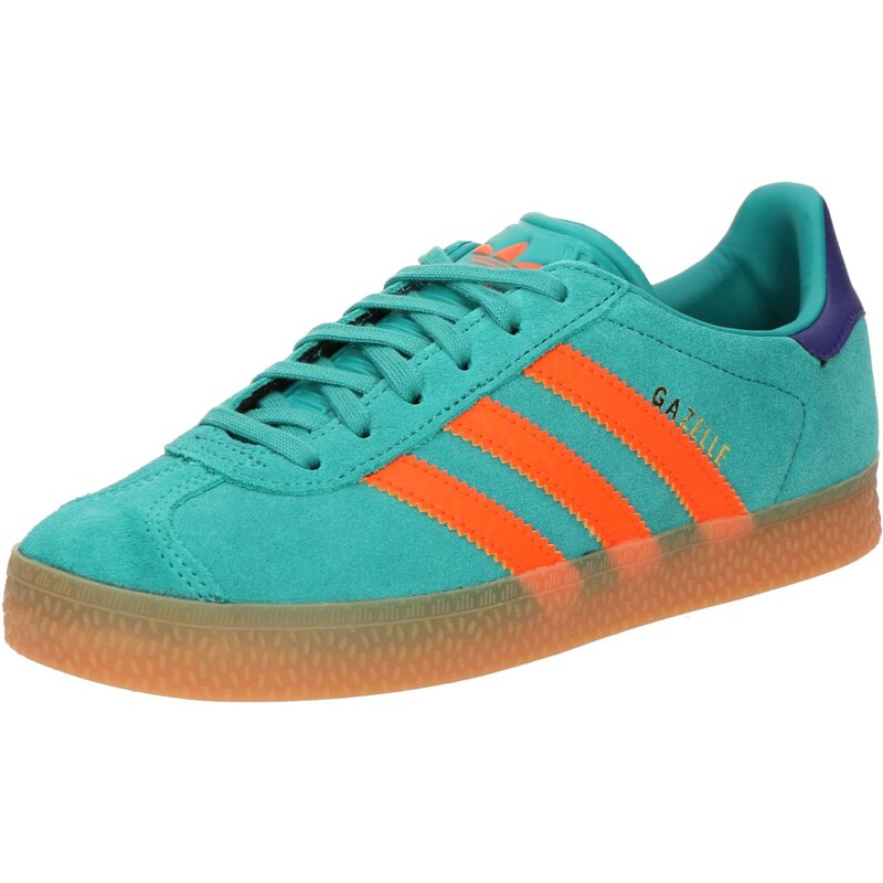 ADIDAS ORIGINALS Tenisky Gazelle tyrkysová / tmavomodrá / zlatá / 64266627
