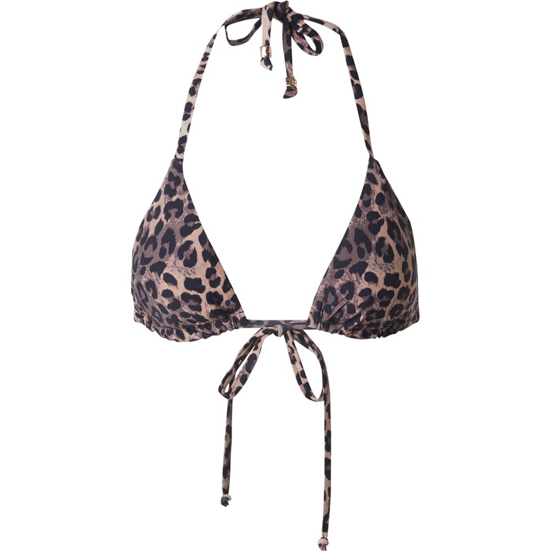 Hunkemöller Bikinový top hnedá / kapučíno / čierna 66008294