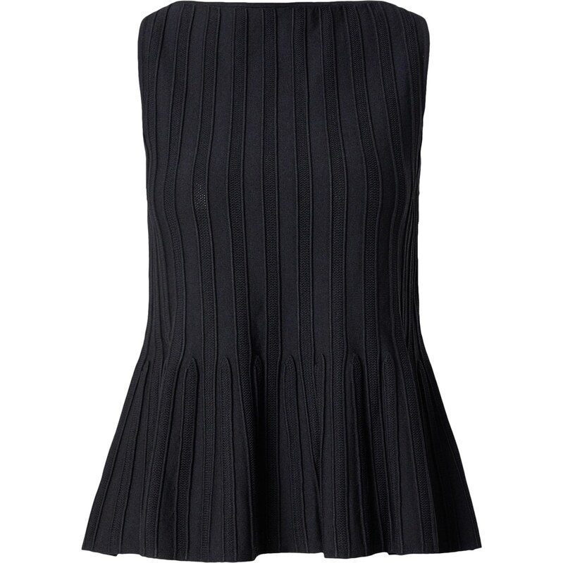 & Other Stories Vyšívaný top čierna 65881800