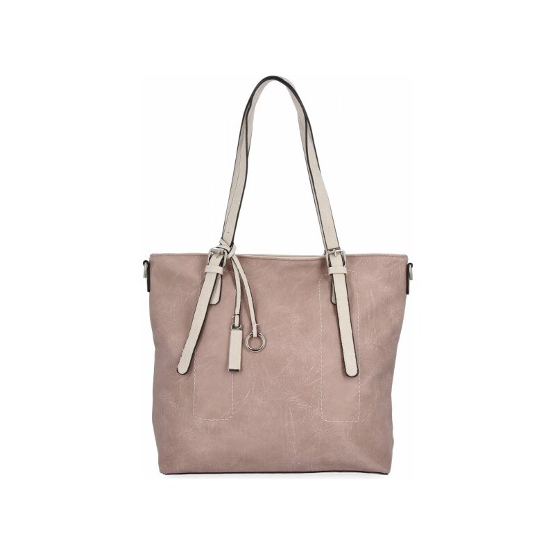 Dámská kabelka shopper bag Hernan púdrová ružová HB0213-1 64155733