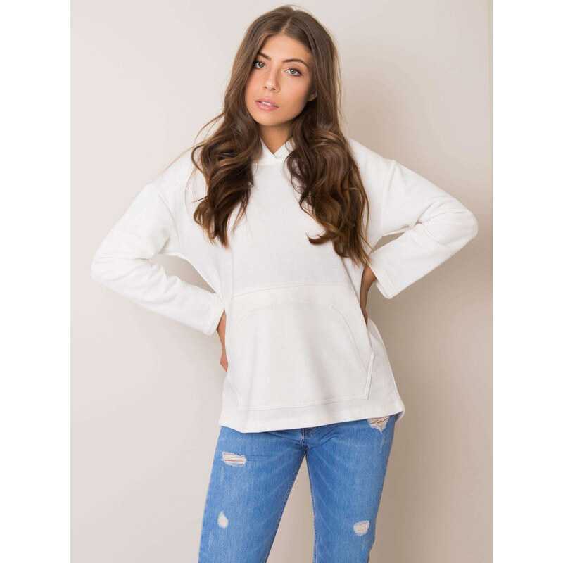 BASIC Smotanová dámska mikina RV-BL-5801.03X-ecru 19047887