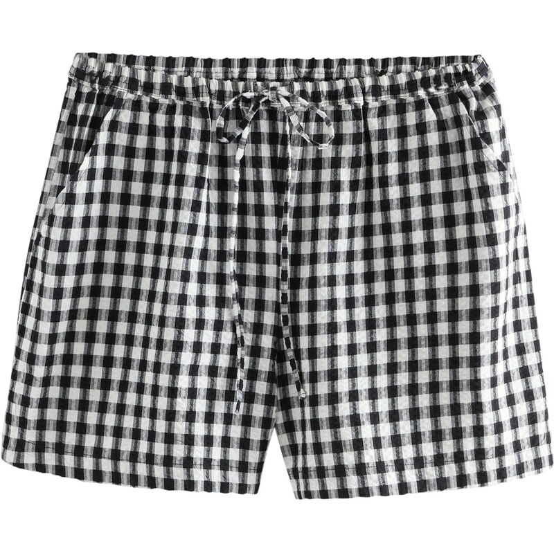 Next Nohavice sivá / čierna / biela 65880071