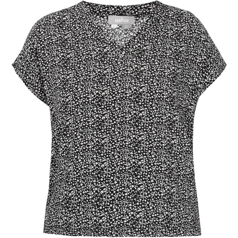 FELIPA Blúzka Fashion Look čierna / biela 65655081