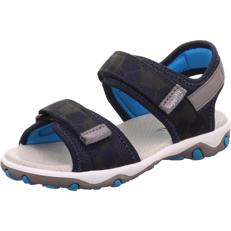 SUPERFIT Otvorená obuv Mike 3.0 námornícka modrá / sivá / farby bahna 63741757