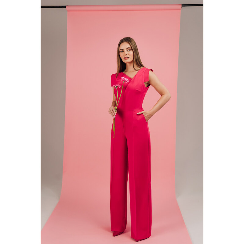 Stylove Overal s asymetrickým výstrihom | pink S407 64170474