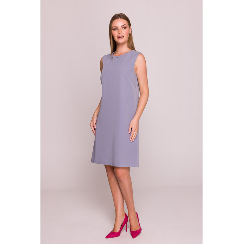 Stylove Dámske šaty bez rukávov | šedá S408 64170477