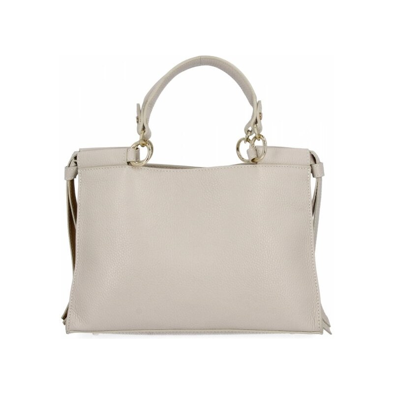 Kožené kabelka kufrík Vittoria Gotti béžová 6181 64174998