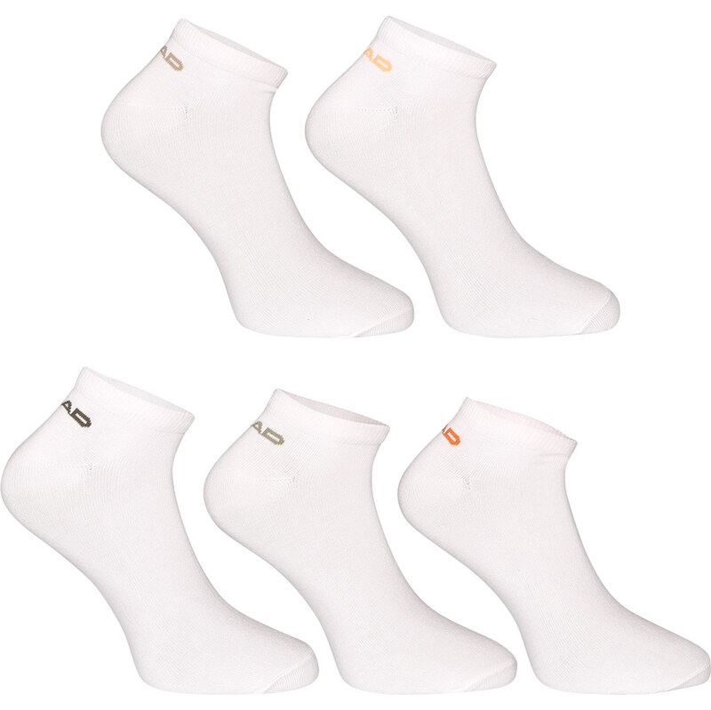 5PACK ponožky HEAD nízke bielé (701230708 002) 64135653
