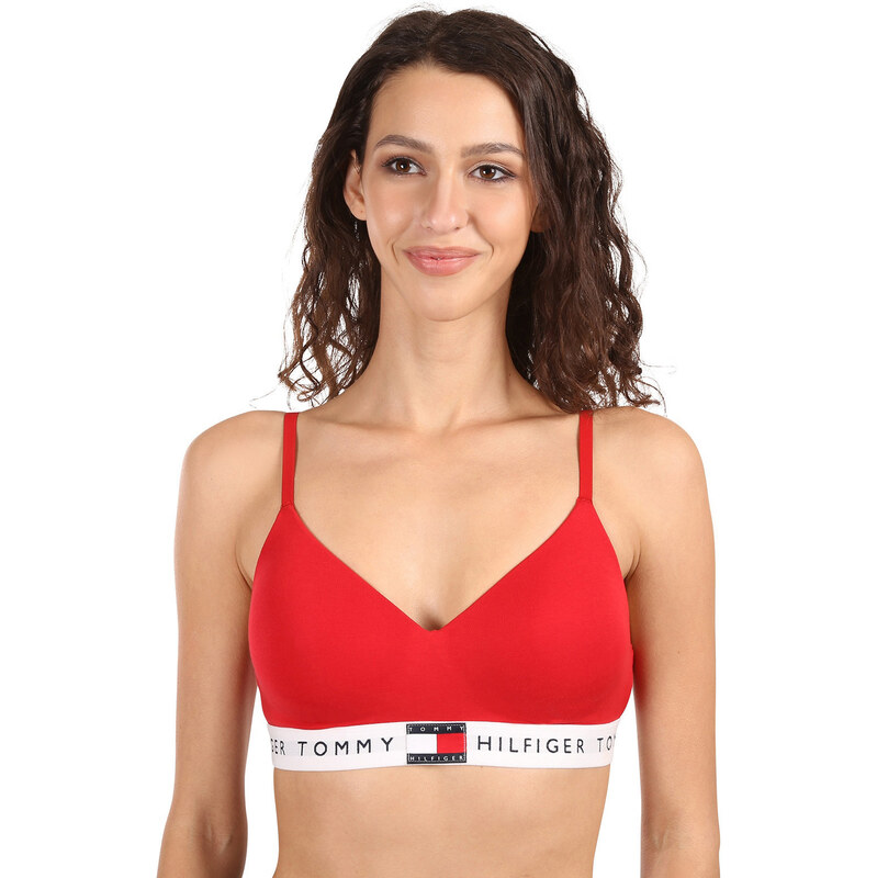 Dámska podprsenka Tommy Hilfiger červená (UW0UW05715 XLG) 63892677