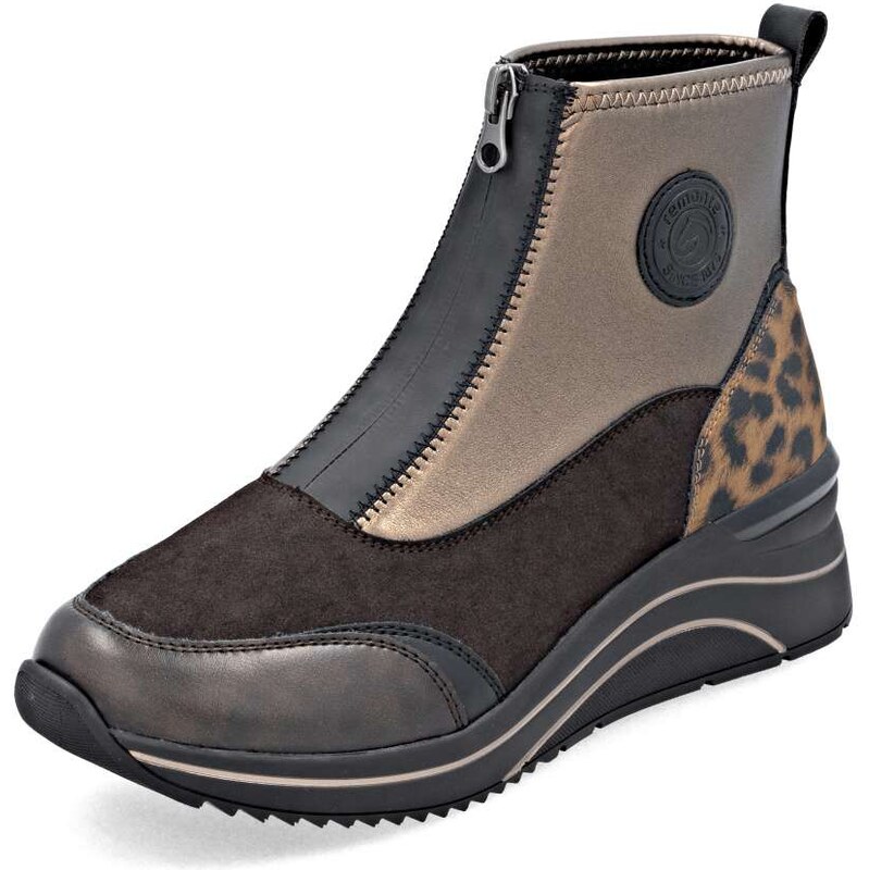 RIEKER Dámska členková obuv REMONTE D0T78-90 hnedá W5 64191725