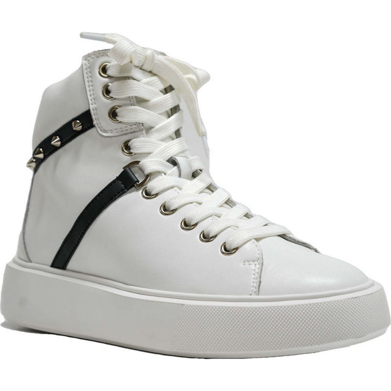 4US CESARE PACIOTTI Studs White tenisky 64193695