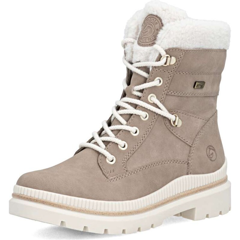 RIEKER Dámska členková obuv REMONTE D0C77-20 béžová W5 64194748