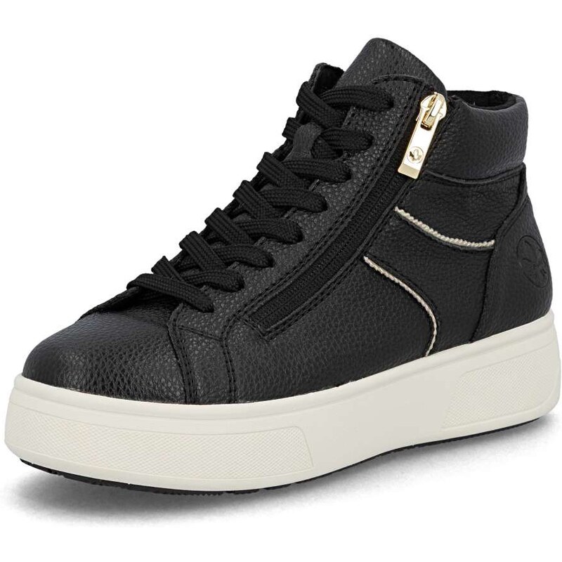 Dámska členková obuv RIEKER M7744-00 čierna W5 64194944