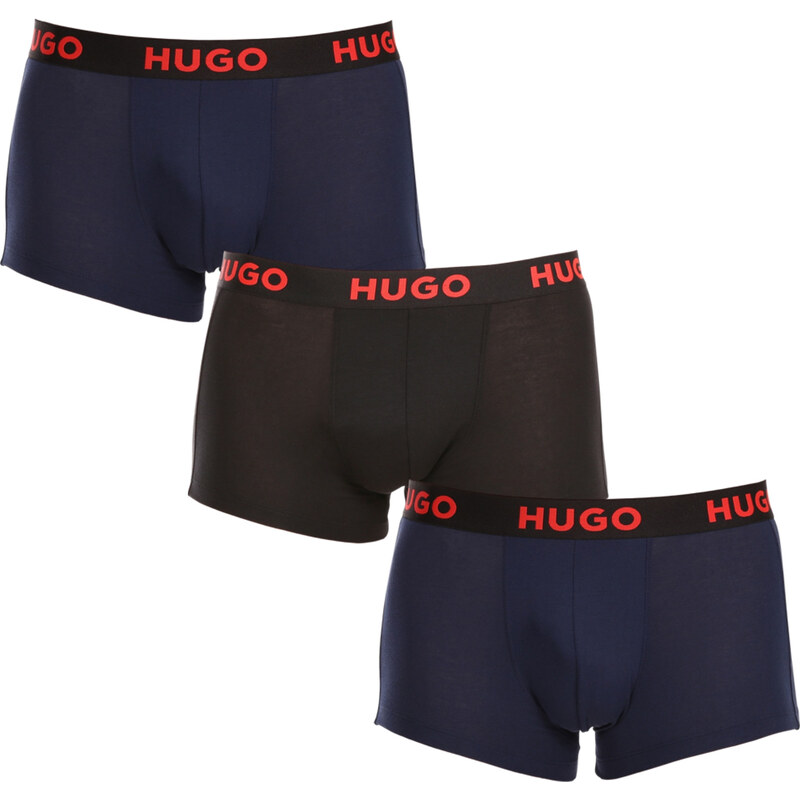 3PACK pánske boxerky HUGO viacfarebné (50496723 406) 46383044