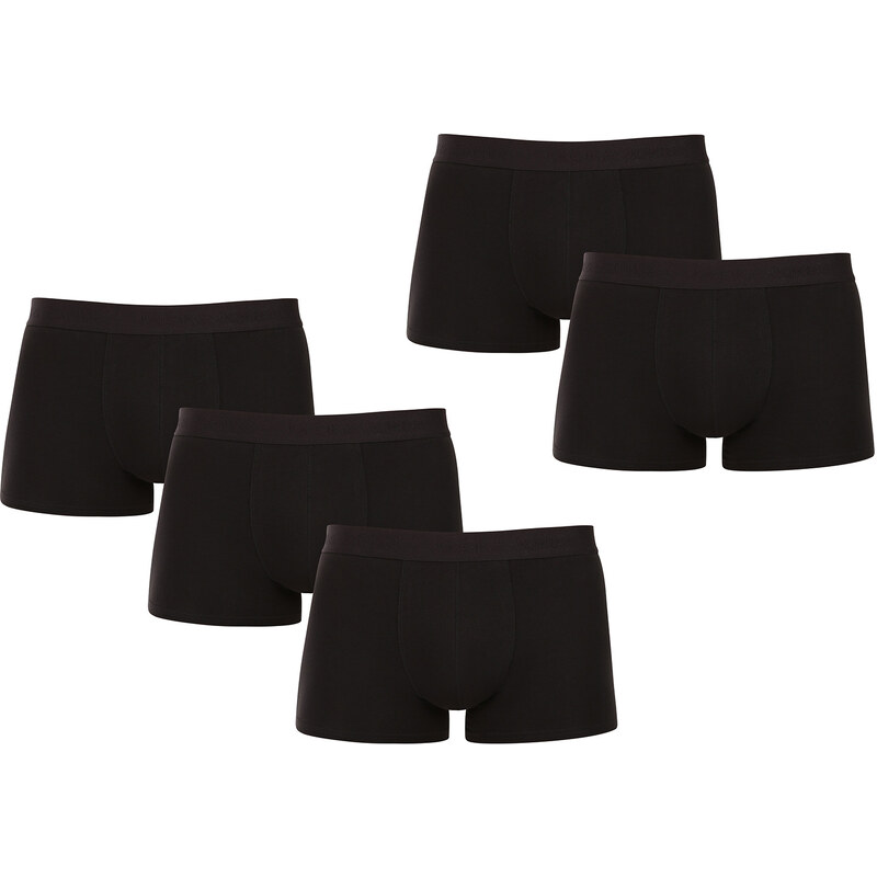 5PACK pánske boxerky Jack and Jones čierne (12176266) 63285716