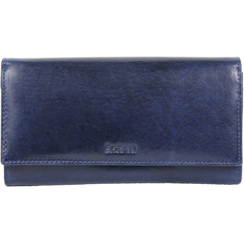SEGALI Dámska kožená peňaženka SG-228 modrá 2 46835414