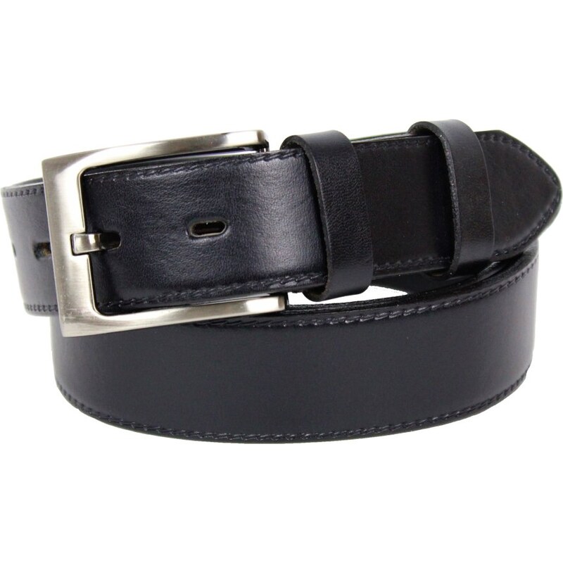 Penny Belts Pánsky kožený opasok 35-020-4 čierny 37844698