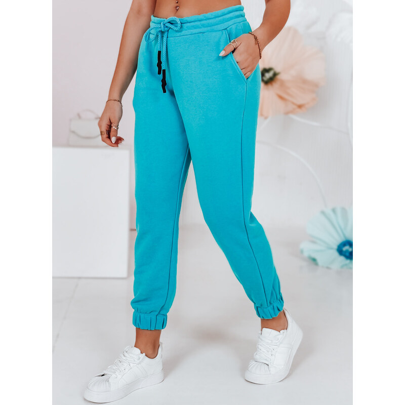 BASIC Tyrkysové dámske tepláky MADMAX UY1499 43230698