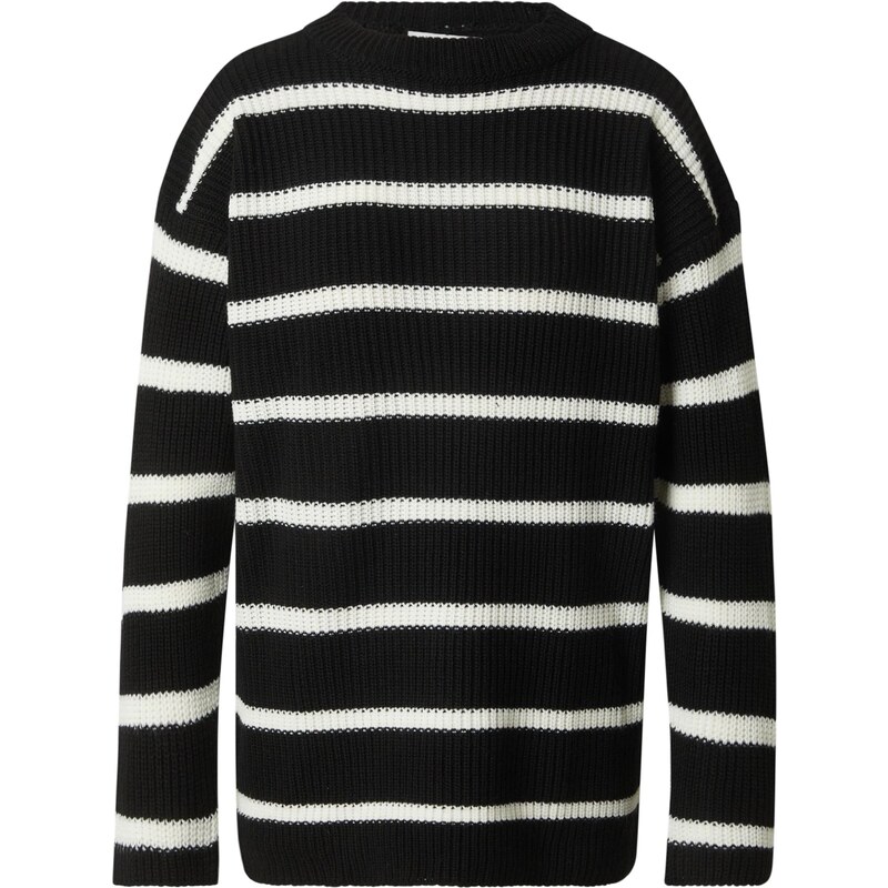 Happiness İstanbul Sveter čierna / biela 61625517