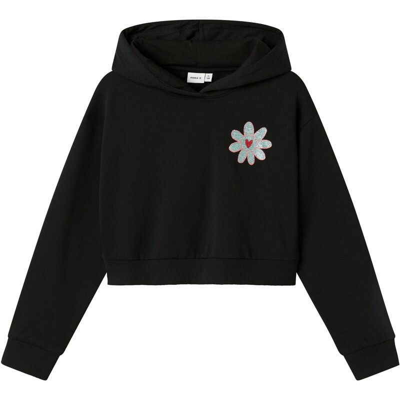 NAME IT Mikina NKFKory svetloružová / čierna / strieborná / biela 64201457