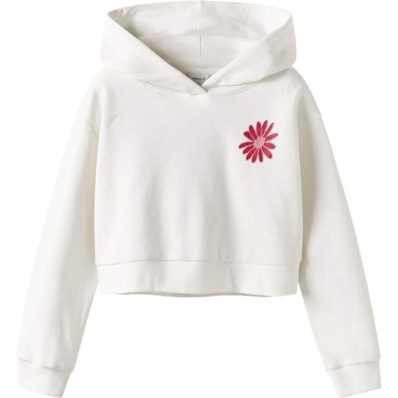 NAME IT Mikina NKFKory malinová / tmavočervená / čierna / biela 64201475