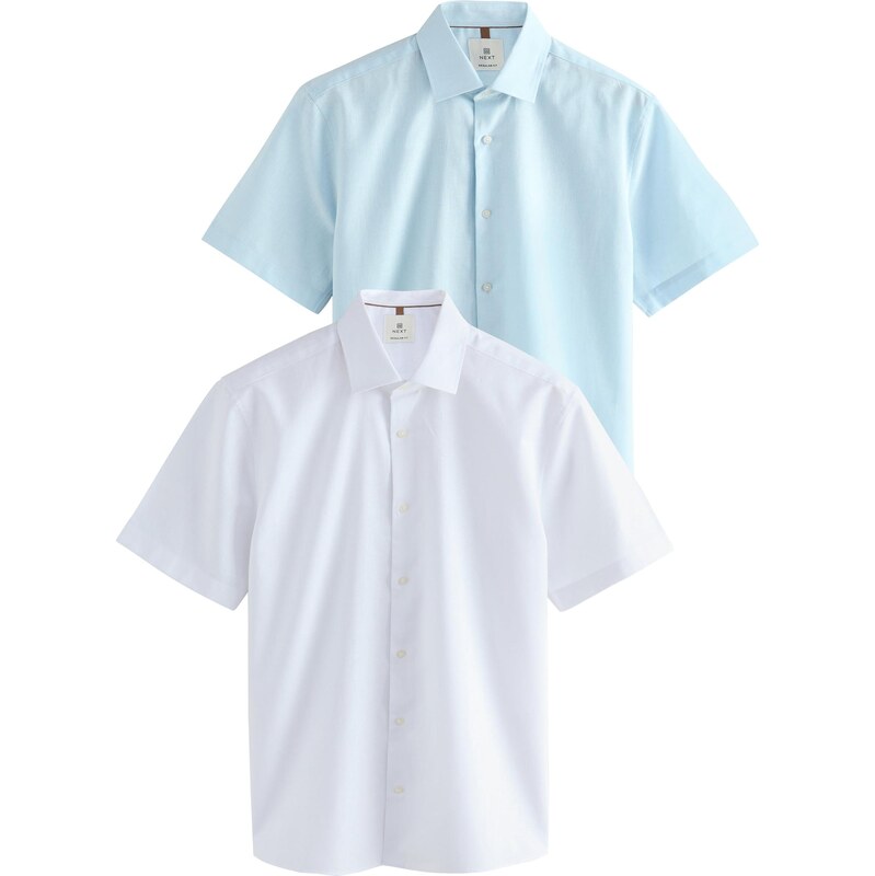 Next Košeľa svetlomodrá / biela 64272246