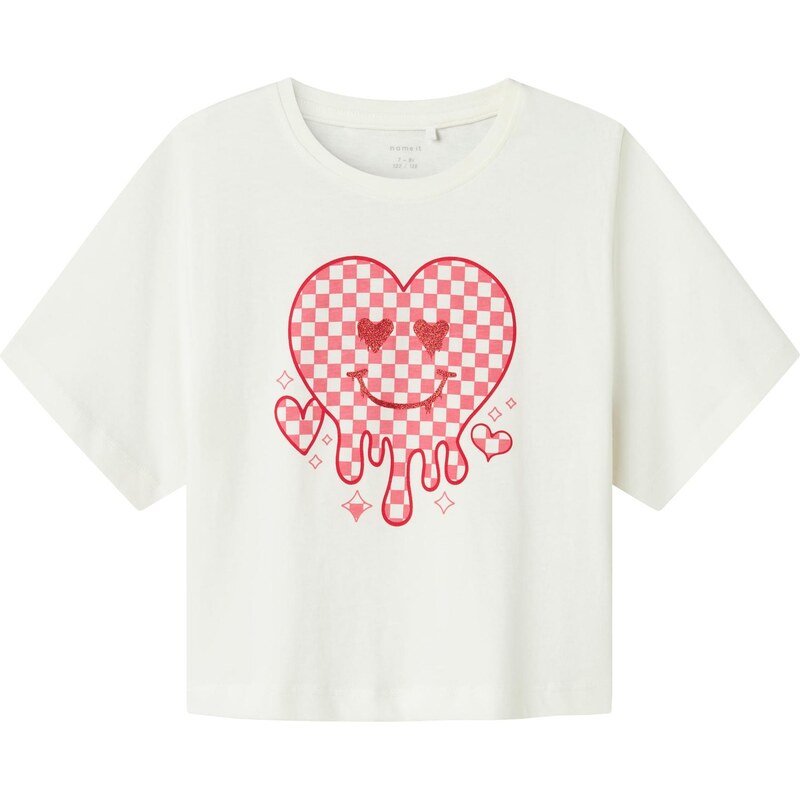 NAME IT Tričko NKFKAREN ružová / svetloružová / biela 64201534