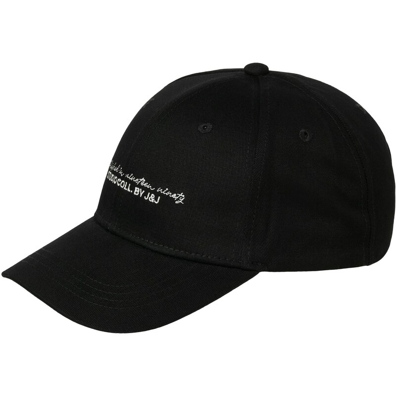 JACK & JONES Čiapka JACBASE RIKKIE čierna / biela 64201551
