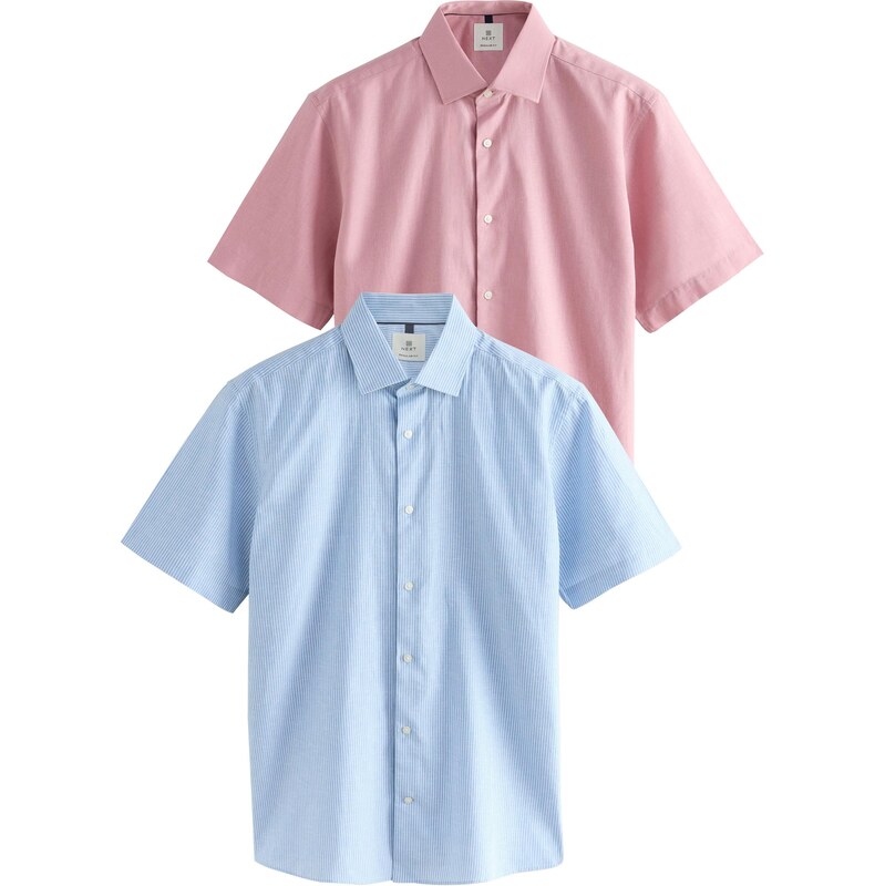 Next Košeľa svetlomodrá / ružová / biela 64272259