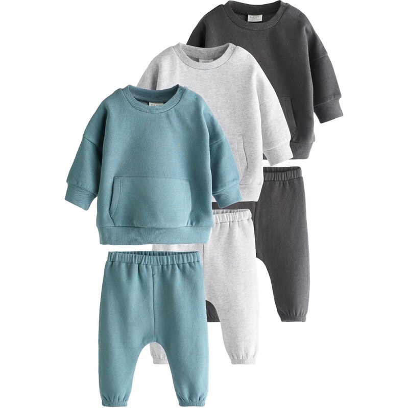 Next Set antracitová / svetlosivá / petrolejová 64293832