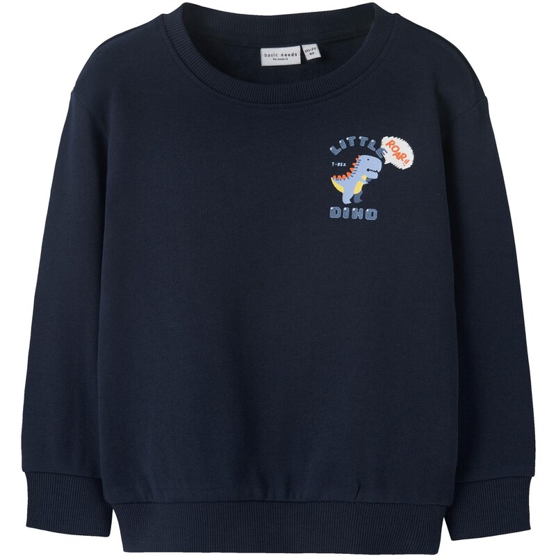 NAME IT Mikina NMMVASHA námornícka modrá / modrosivá / žltá / 64201704