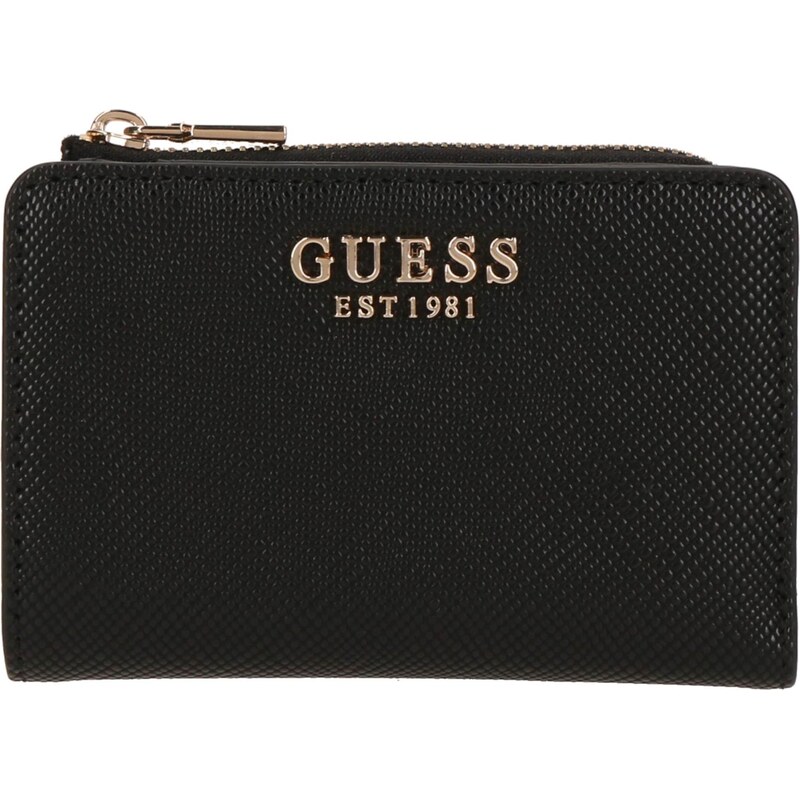 GUESS Peňaženka LAUREL II SLG ZIP ARND CRD CSE čierna 64201956