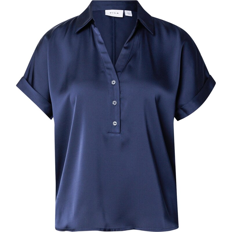 VILA Blúzka VIEnna Ravenna námornícka modrá 64201847