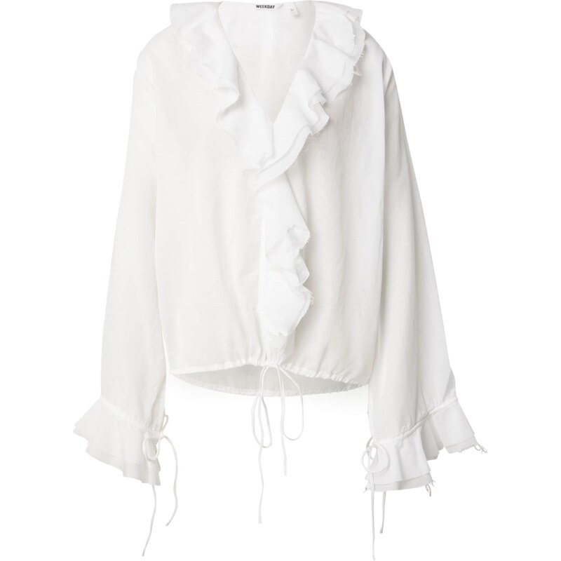 WEEKDAY Blúzka Dea biela 65852967