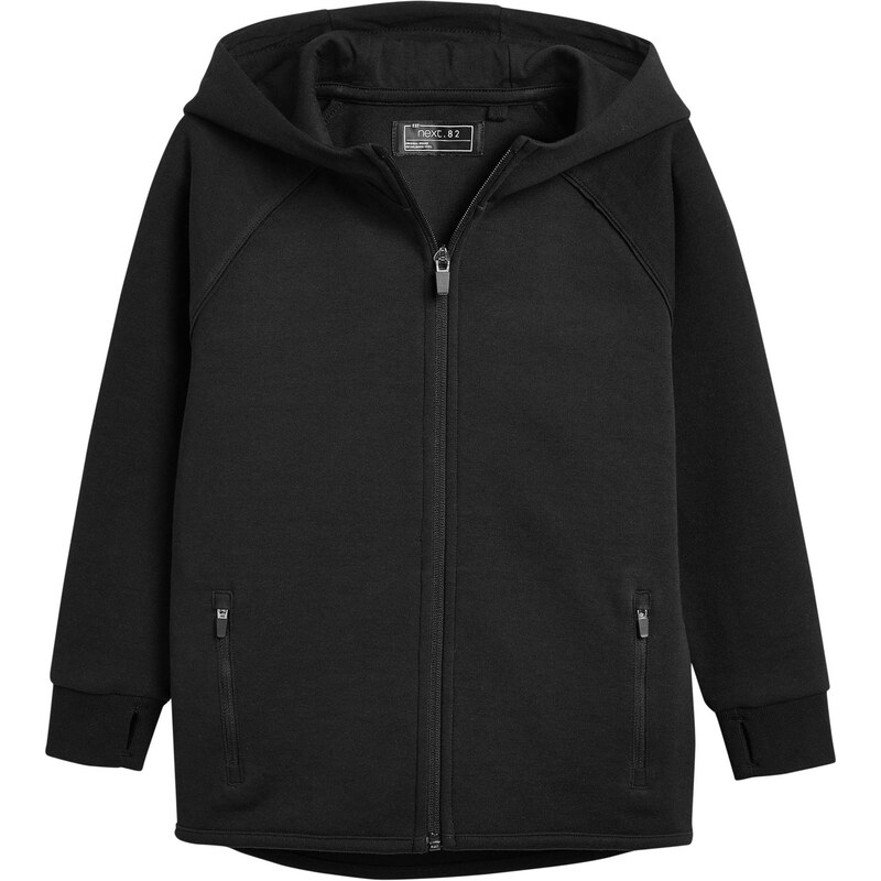 Next Tepláková bunda čierna 64458054