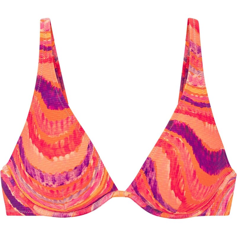 Bruno Banani Bikinový top fialová / koralová / ružová 64201356