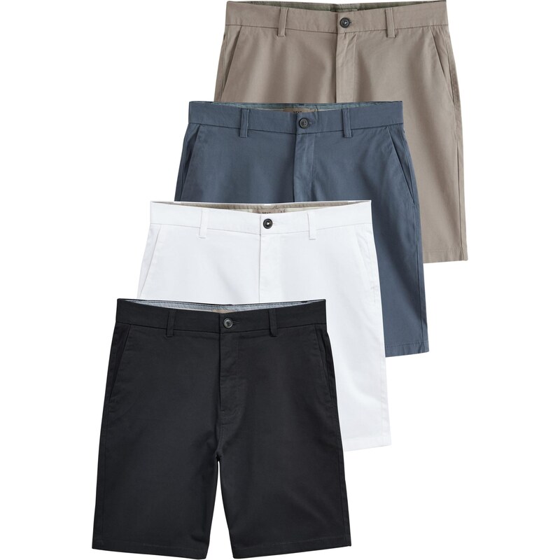 Next Chino nohavice námornícka modrá / sivobéžová / čierna / biela 64284381