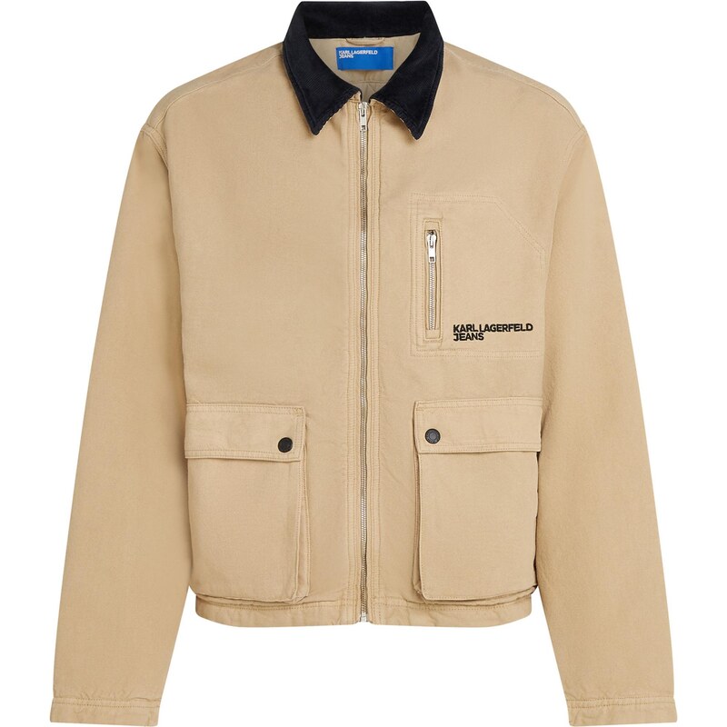 KARL LAGERFELD JEANS Prechodná bunda farba ťavej srsti / čierna 64201411