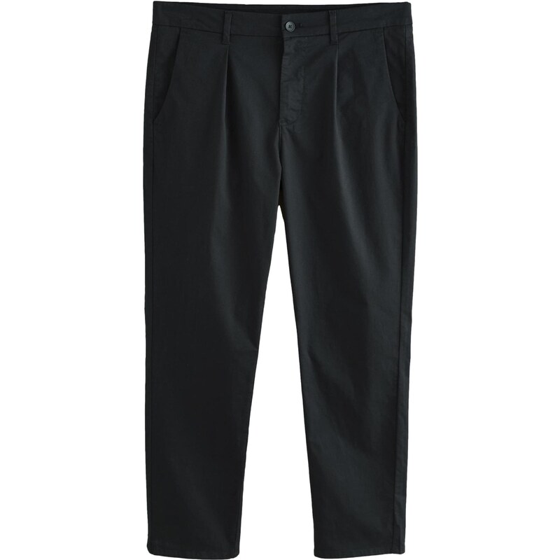 Next Plisované nohavice čierna 64293821