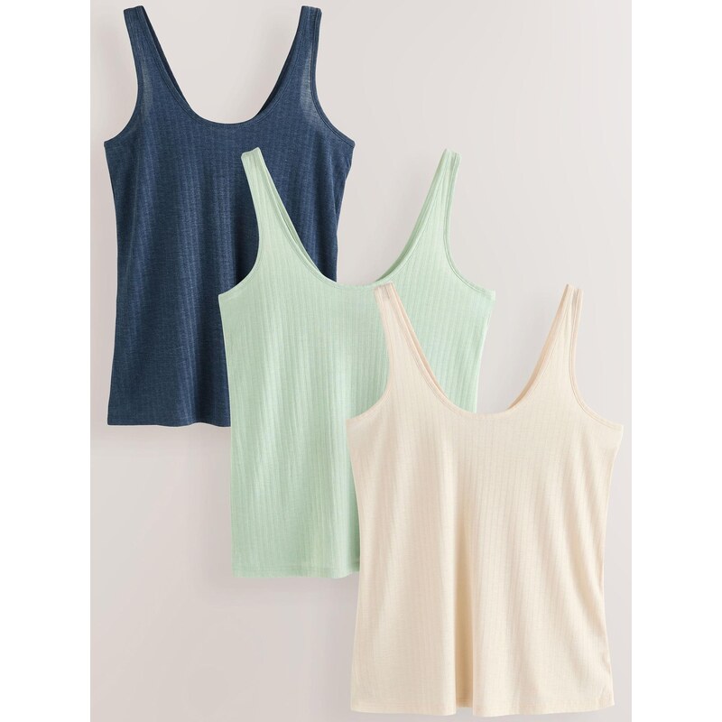 Next Top béžová / námornícka modrá / mätová 65878057