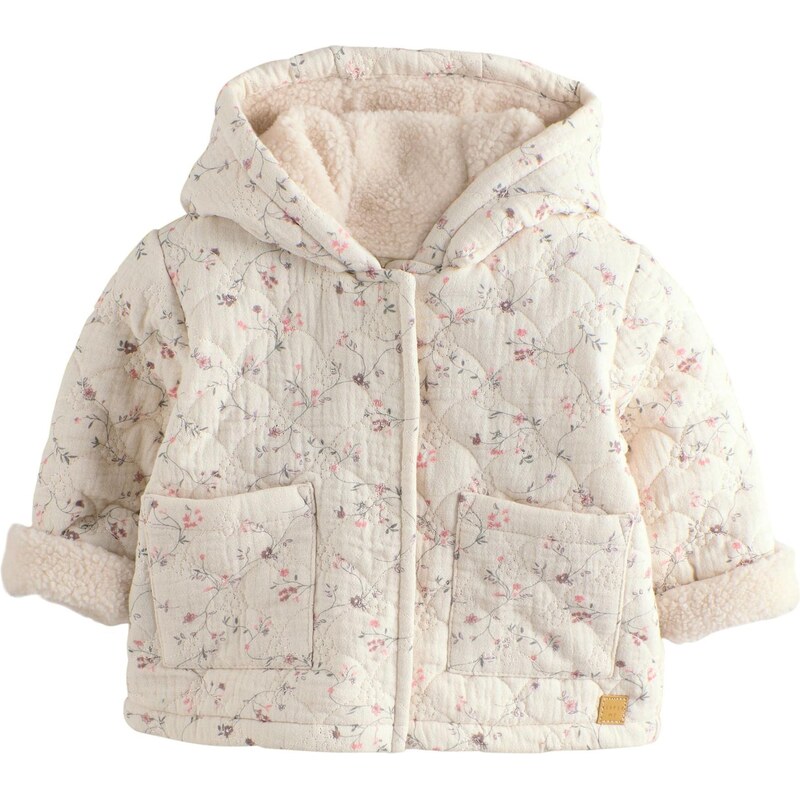 Next Kabát nebielená / tmavosivá / svetloružová 65878363