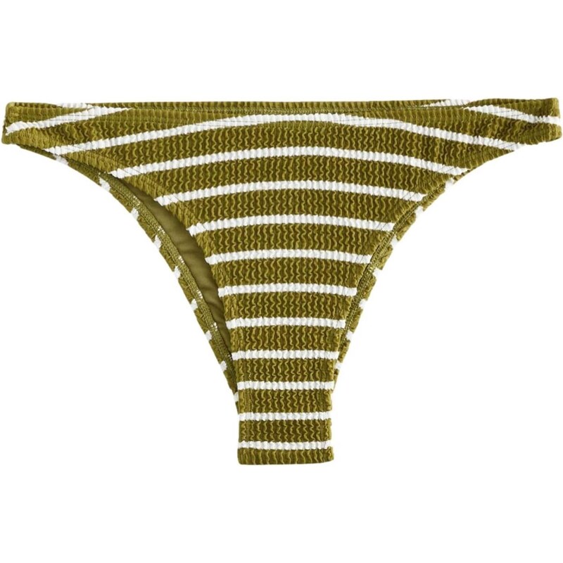 Next Bikinové nohavičky olivová / biela 65651791