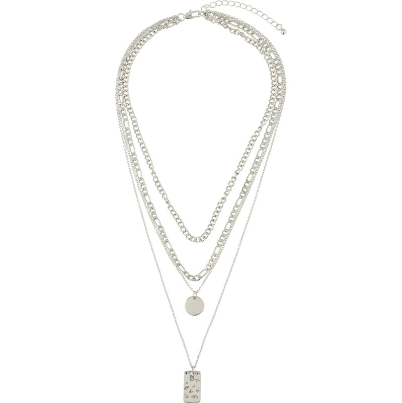 PIECES Retiazka PCOKIA strieborná 64255086